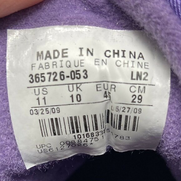 Nike Air Hoop Structure LE 365726-053 Black Aqua Purple Men’s Sz 11 - Picture 6 of 7